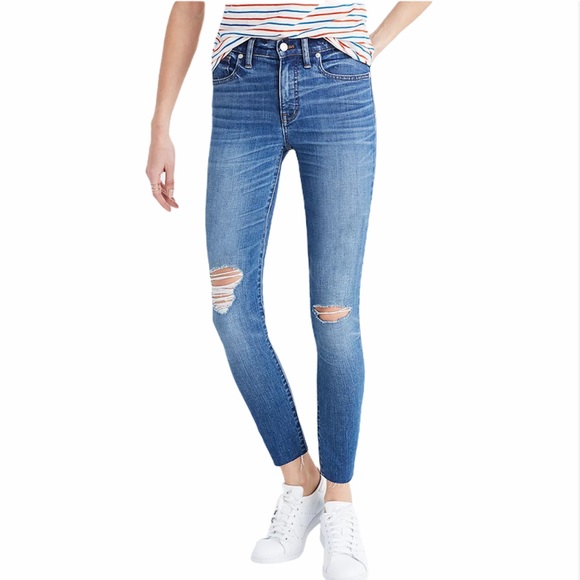 Madewell high rise skinny crop jeans - Picture 3 of 14